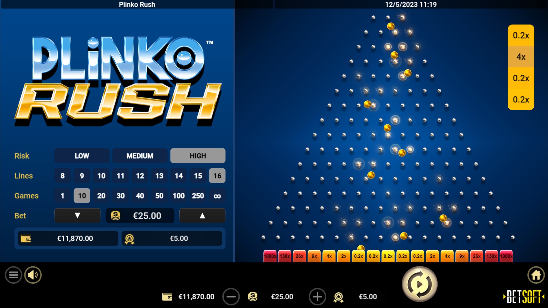 Learn how to play Plinko and start placing your bets today.